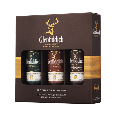 Glenfiddich SM Mix Pack 3x50ml