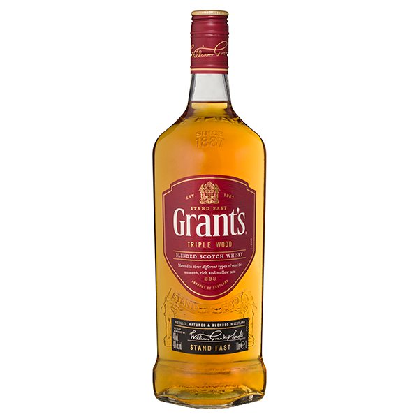 Grant's blended Scotch whisky bottle available online NZ