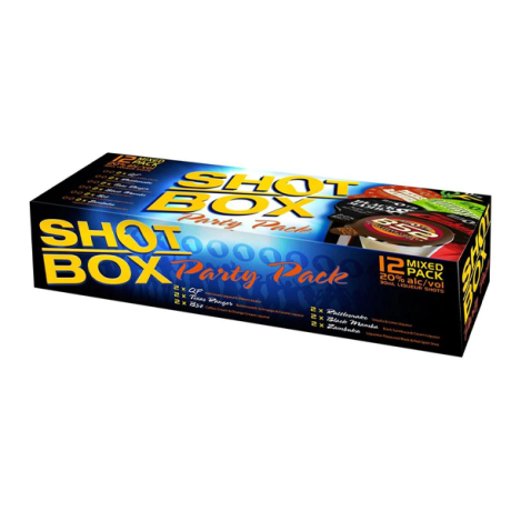 Shots Box Party Pack 12x30ml