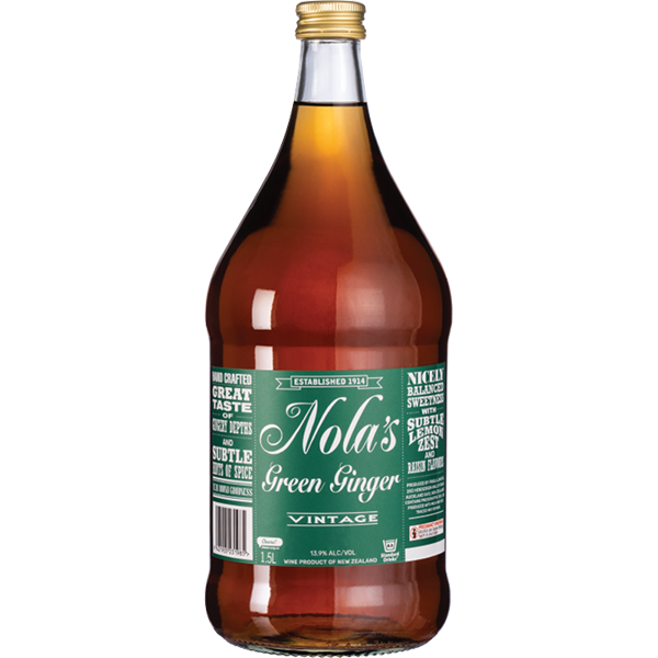 Nolas Green Ginger Wine 1.5L