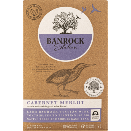 Banrock Station Cab Merlot 2L