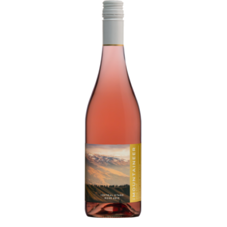 The Mountaineer Rose Greek rosé wine bottle NZ