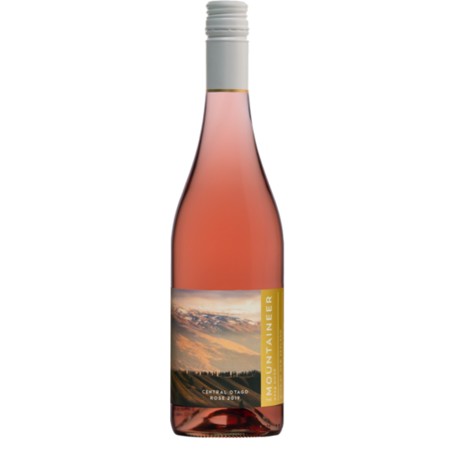 The Mountaineer Rose Greek rosé wine bottle NZ