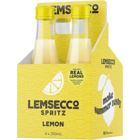 Lemsecco Lemon Spritz 4x200ml Bottles