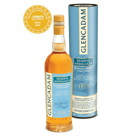 Glencadam Res Andalucia Highland single malt whisky bottle NZ