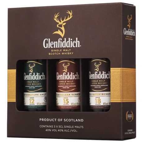 Glenfiddich 12-15-18YO 3x200ml