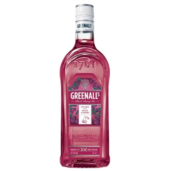 Greenalls Black Cherry Gin 1L bottle English flavoured gin NZ