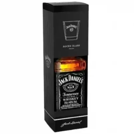 Jack Daniel's Old No. 7 Tennessee Whiskey 700ml bottle with branded glasses gift pack NZ