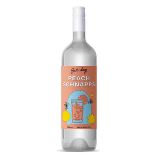 Saturdays Peach Schnapps 750ml