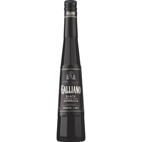 Galliano Black Sambuca 700ml bottle Italian aniseed liqueur NZ