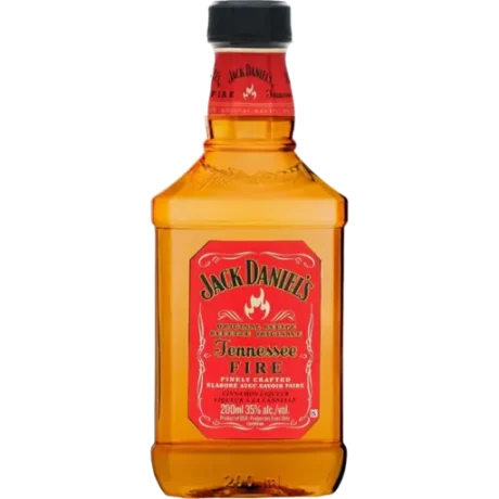 Jack Daniel's Tennessee Fire 200ml cinnamon whiskey bottle NZ