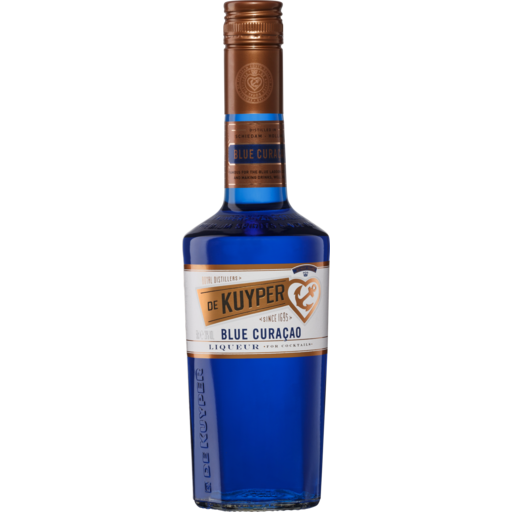 De Kuyper Blue Curacao 500mL liqueur bottle NZ