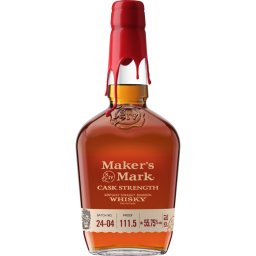 Maker's Mark Cask Strength 54.35% bourbon bottle NZ