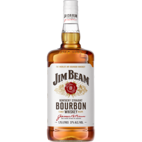Jim Beam 1.75L Kentucky Straight Bourbon Whiskey bottle NZ