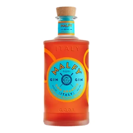 Malfy Arancia Italian blood orange gin with branded glass gift set NZ