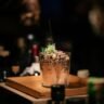 A margarita mix NZ style with Espolon Blanco tequila, Aperol, and fresh lime in a salt-rimmed glass
